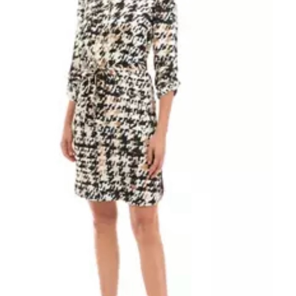 Hoodstooth shirtdress size Medium